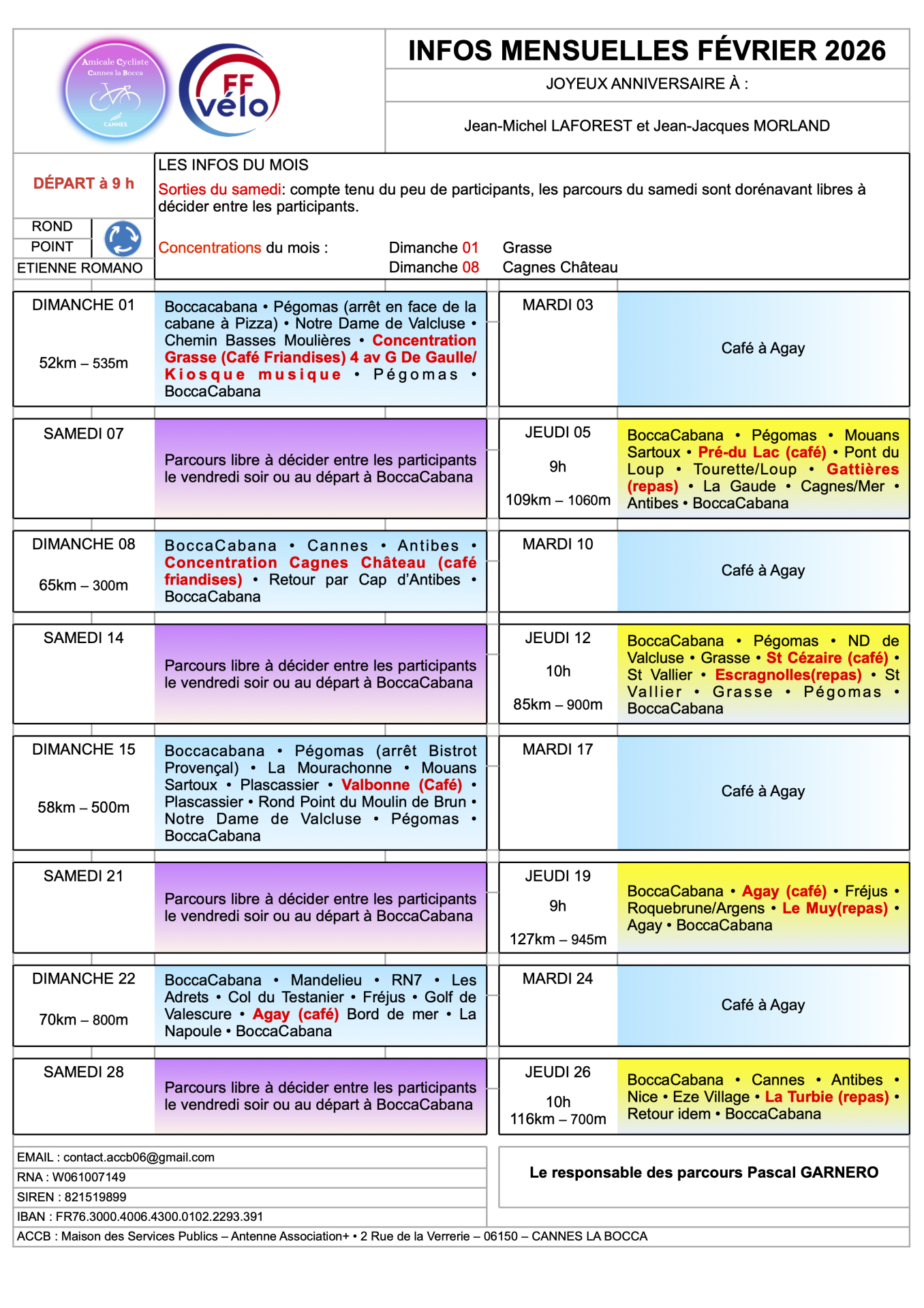 Parcours accb fevrier 2026